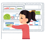 冷蔵庫のイラスト