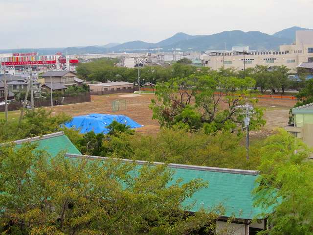 小口城址公園の物見櫓から